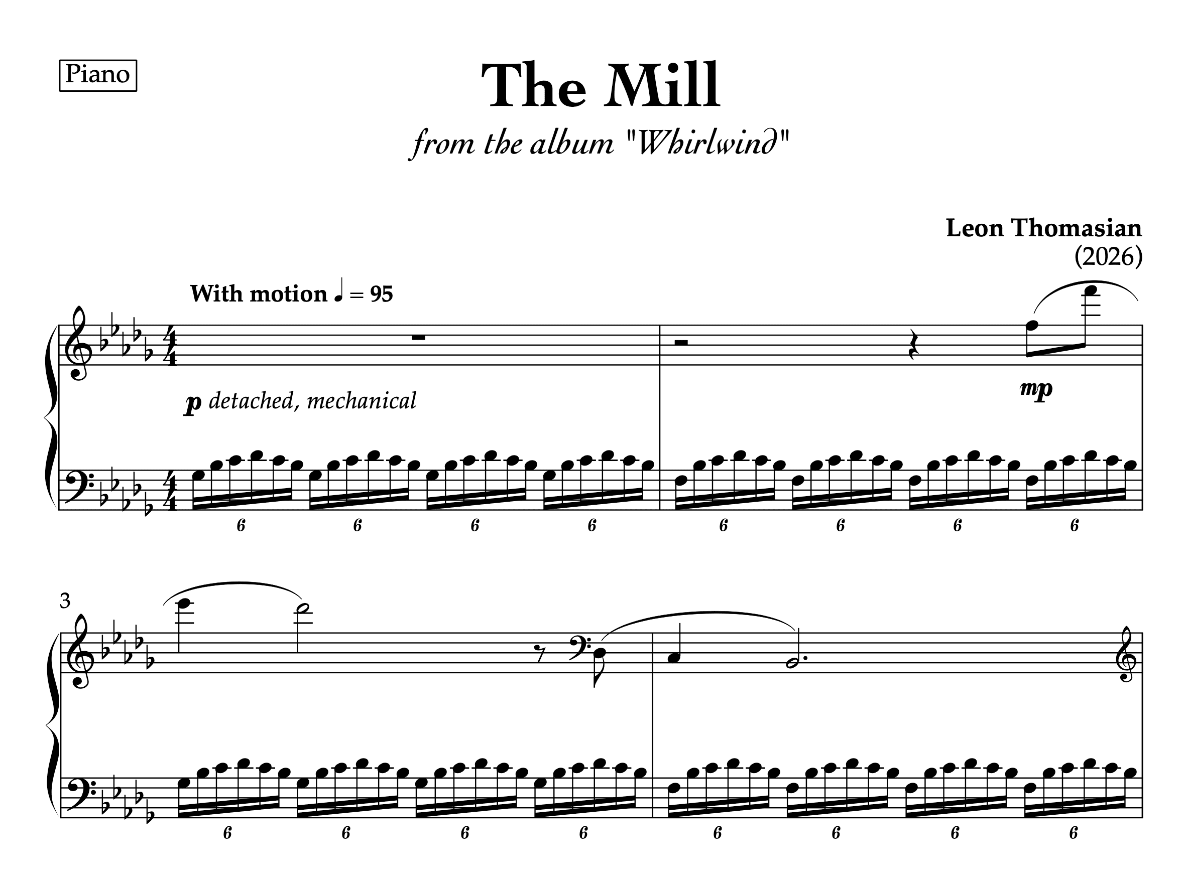 The Mill — score preview